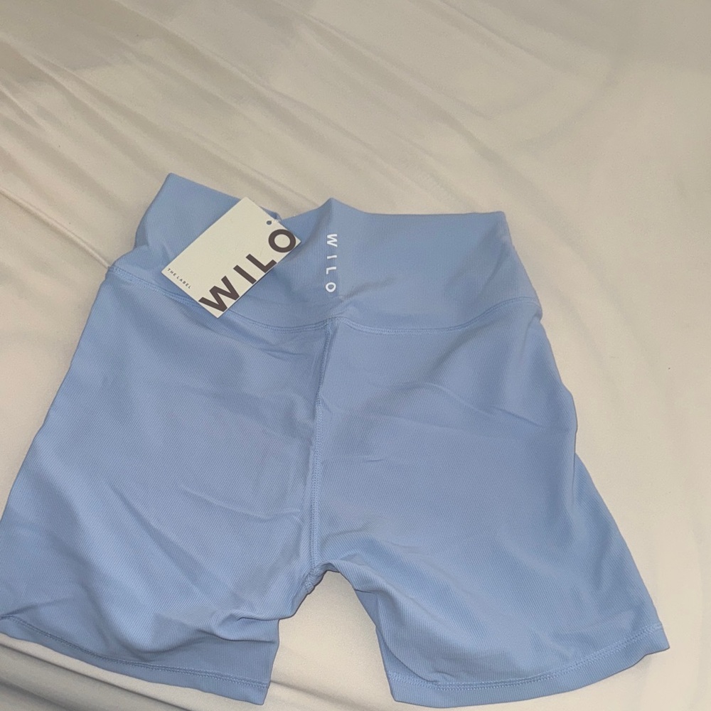 WILLOW Sky Blue Women's Bike Shorts
